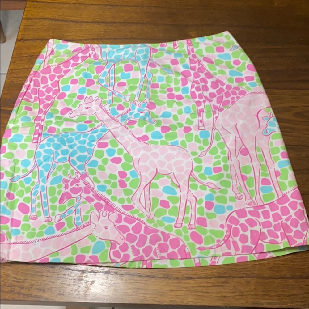 Vintage Lilly Pulitzer giraffe skirt